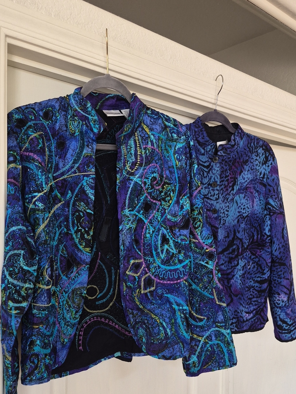 Chico's 100% Silk, Statement Jackets Sz Med - Picture 12 of 16